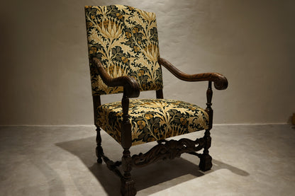 イギリスアンティーク  アームチェア ジャコビアン様式　William Morris　C104