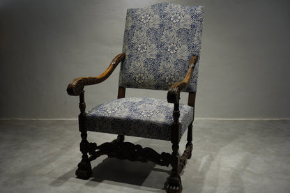 イギリスアンティーク  アームチェア ジャコビアン様式　C133