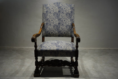 イギリスアンティーク  アームチェア ジャコビアン様式　C133