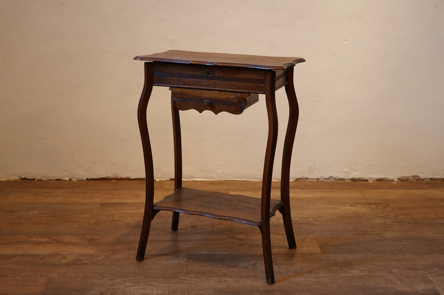 鏡付きサイドテーブル　F379