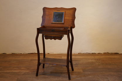 鏡付きサイドテーブル　F379