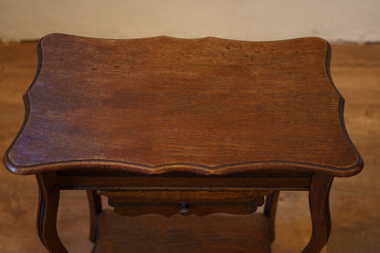 鏡付きサイドテーブル　F379